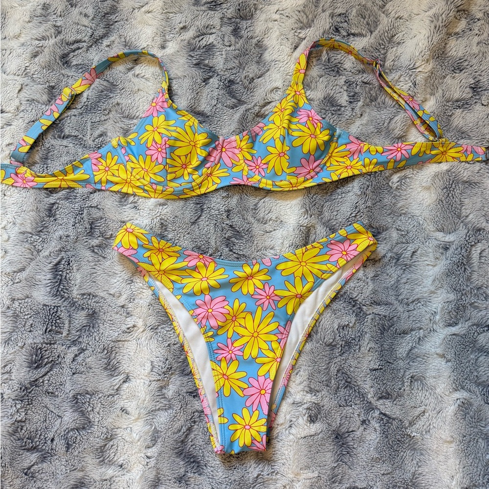 women’s flowered bikini